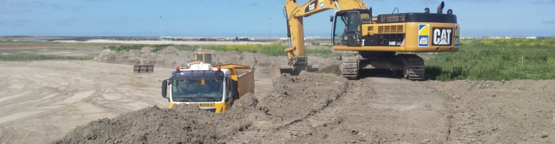 Afgraven onder sanerende omstandigheden